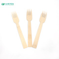 100% Natural Bamboo Disposable Dinner Utensils Eco-friendly Bamboo Forks